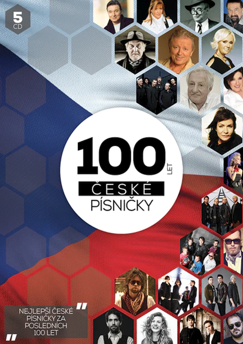 Kompilace - 100 let české písničky, 5CD, 2018