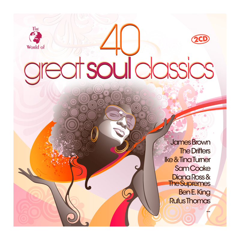 Kompilace - 40 great soul classics, 2CD, 2021