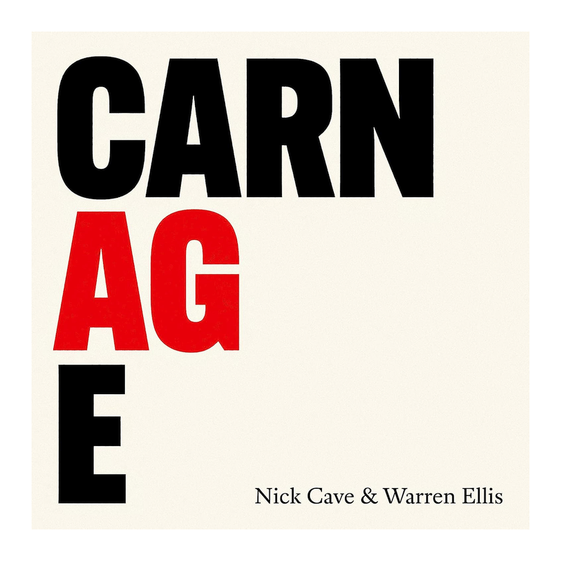 Nick Cave & Warren Ellis - Carnage, 1CD, 2021