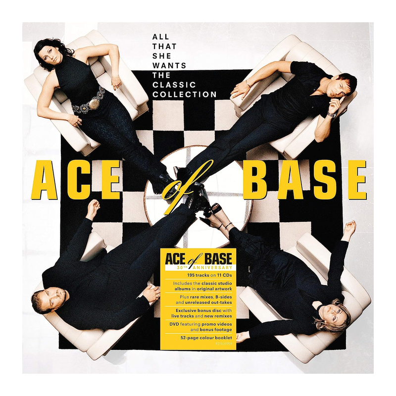 Ace Of Base - All that she wants-The classic collection, 11CD+1DVD, 2020