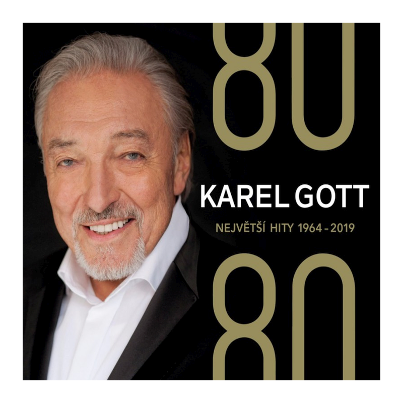 Karel Gott - 80/80-Největší hity 1964-2019, 4CD, 2019