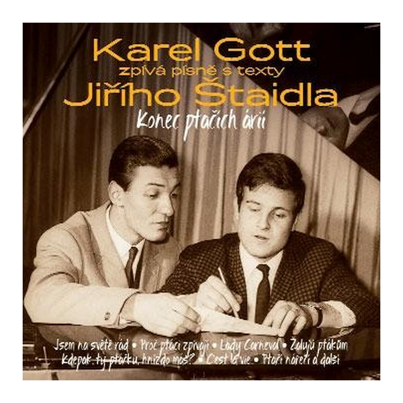 Karel Gott - Zpívá písně s texty Jiřího Štaidla-Konec ptačích árií, 3CD, 2013