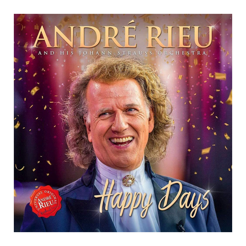 André Rieu - Happy days, 1CD, 2019
