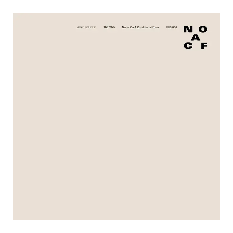 The 1975 - Notes on a conditional form, 1CD, 2020
