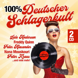 Kompilace - 100% Deutscher Schlagerkult, 2CD, 2020