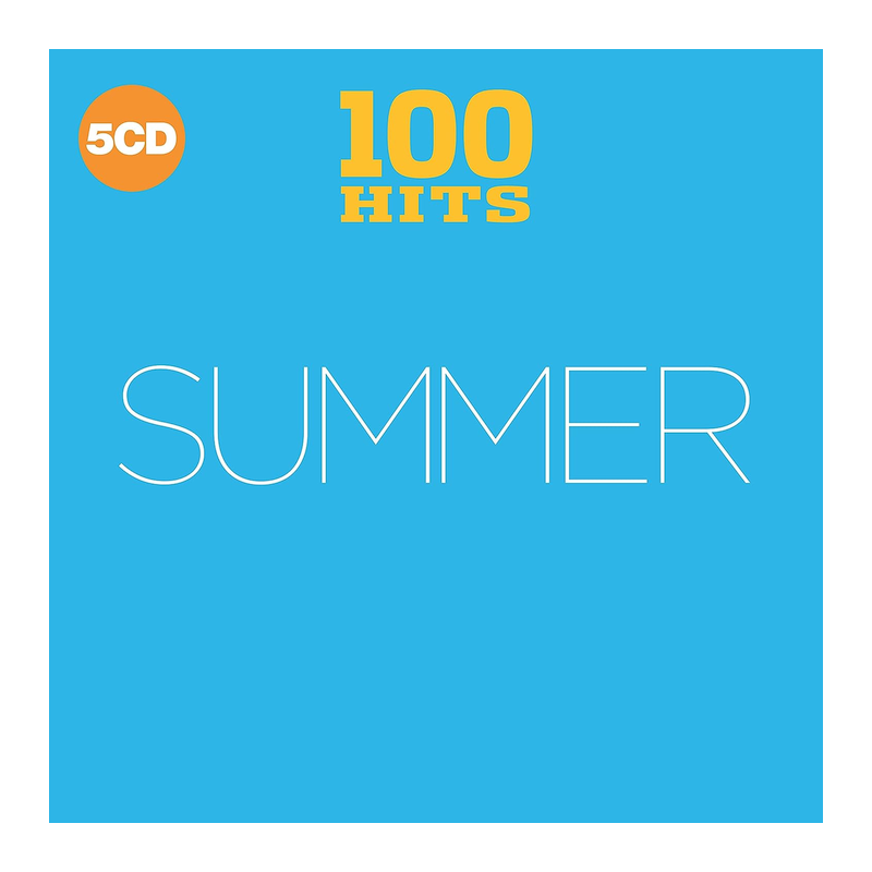 Kompilace - 100 hits-Summer, 5CD, 2018