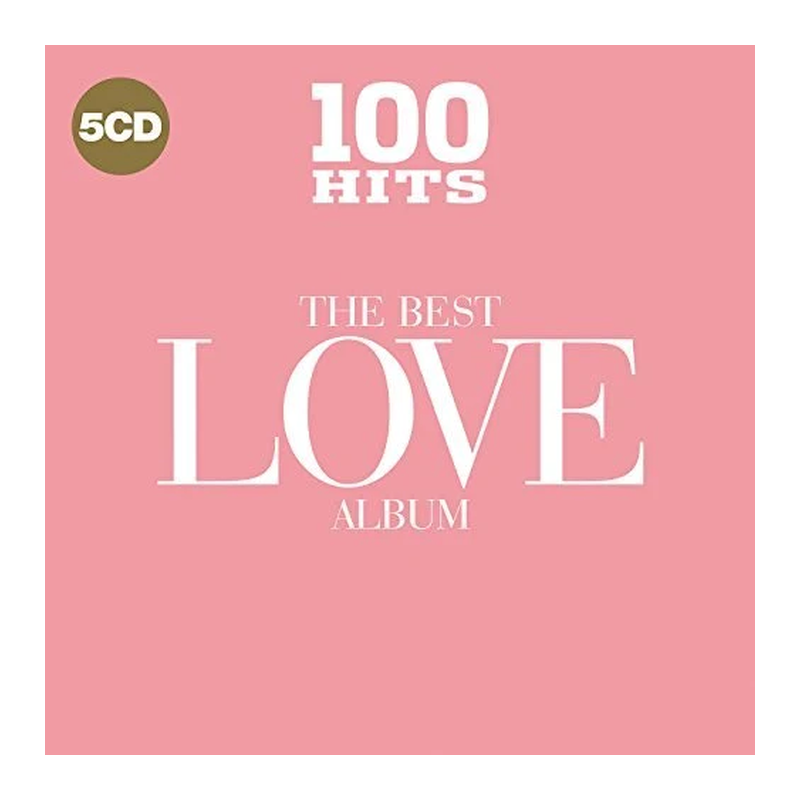 Kompilace - 100 hits-The best love album, 5CD, 2017
