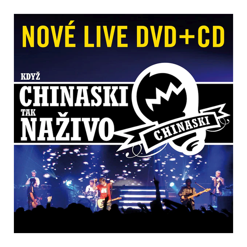 Chinaski - Když Chinaski tak naživo, 1DVD+1CD, 2008