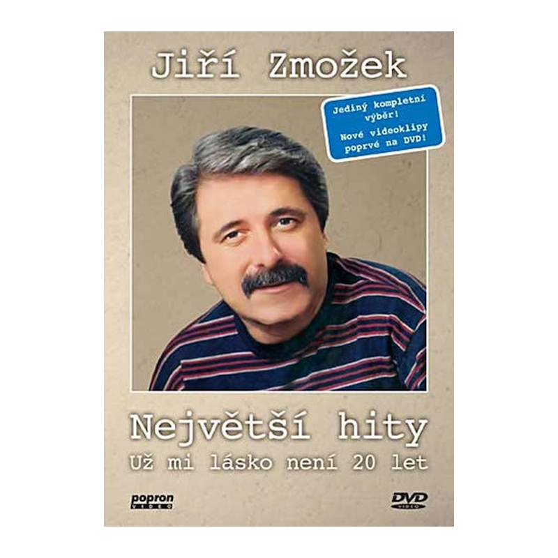 Jiří Zmožek - Největší hity-Už mi lásko není 20 let, 1DVD, 2008