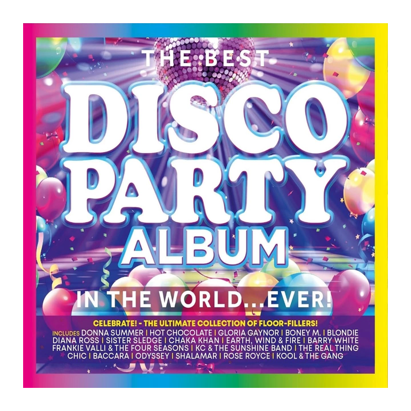 Kompilace - The best disco party album-In the world ever!, 3CD, 2023
