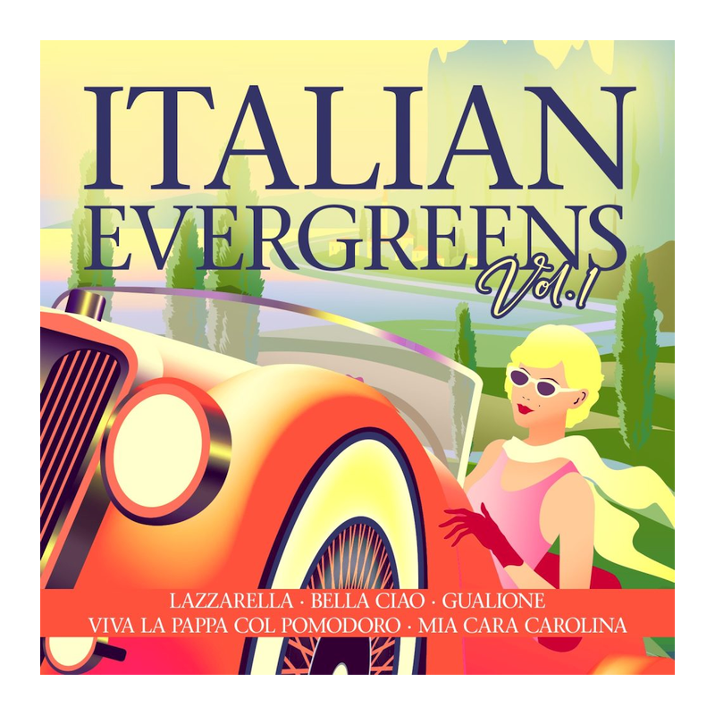 Kompilace - Italian evergreens-Vol. 1, 1CD, 2024