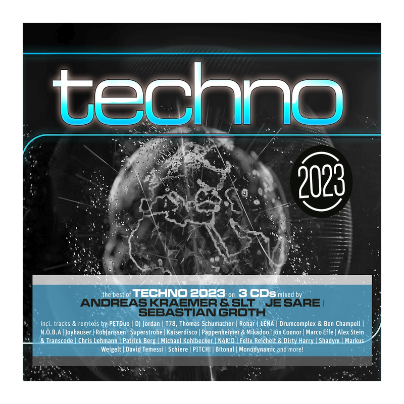 Kompilace - Techno 2023, 3CD, 2022