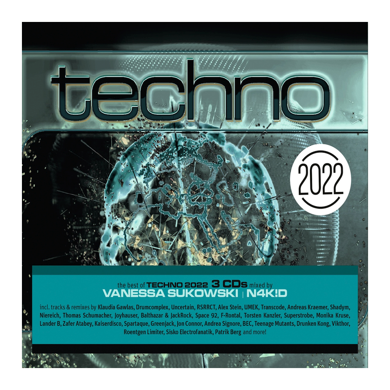 Kompilace - Techno 2022, 3CD, 2021