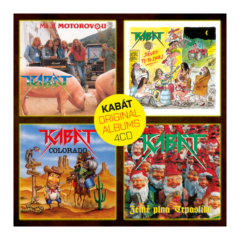 Kabát - Original albums 1, 4CD, 2016