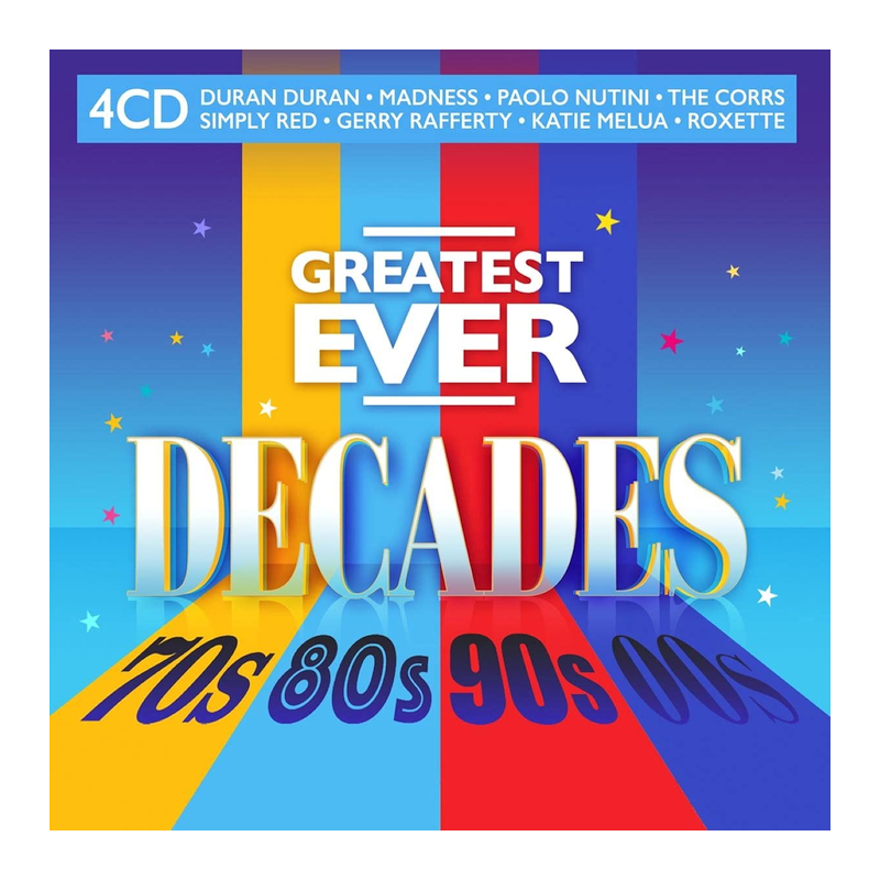 Kompilace - Greatest ever decades-70s-80s-90s-00s, 4CD, 2021