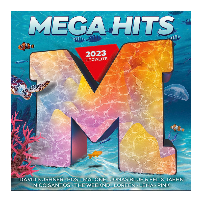 Kompilace - Mega hits 2023-Die Zweite, 2CD, 2023